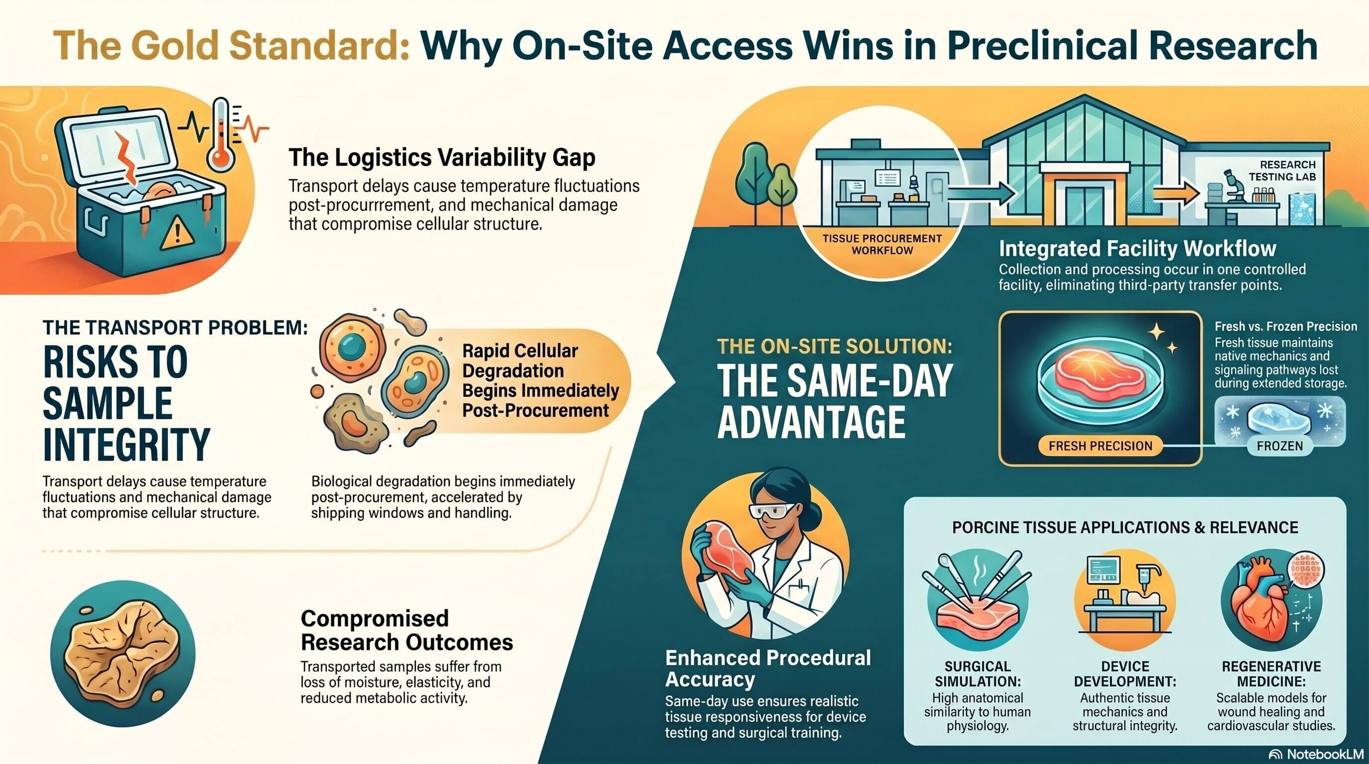 Benefits of On-Site Preclinical Research Infographic